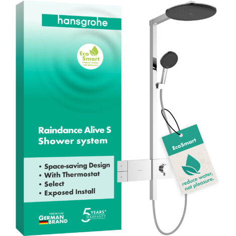 hansgrohe Raindance Alive S Duschsystem 300 1jet EcoSmart mit