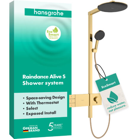 hansgrohe Raindance Alive S Duschsystem 300 2jet EcoSmart mit