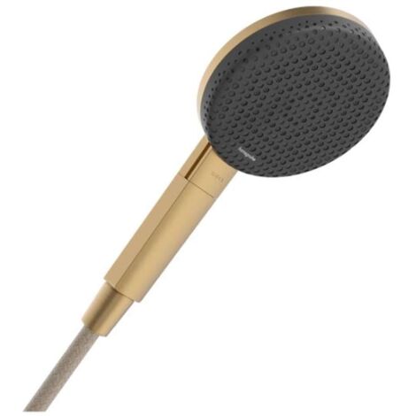 Hansgrohe Raindance Alive Select S - Soffione doccia, 3 getti, EcoSmart, bronzo spazzolato 24511140