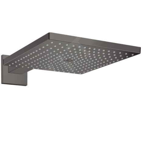 Hansgrohe Raindance E - Douche de tête E 300 avec bras de douche, noir chromé brossé 26238340
