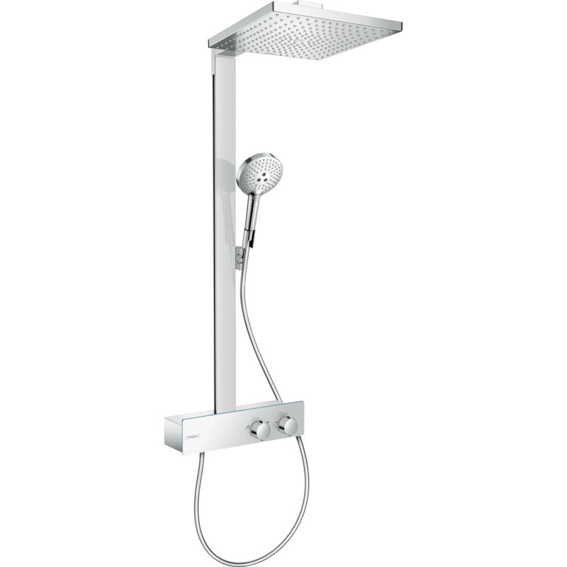 Hansgrohe - Raindance e Colonne de douche 300 1jet EcoSmart avec mitigeur thermostatique ShowerTablet 350 Chromé