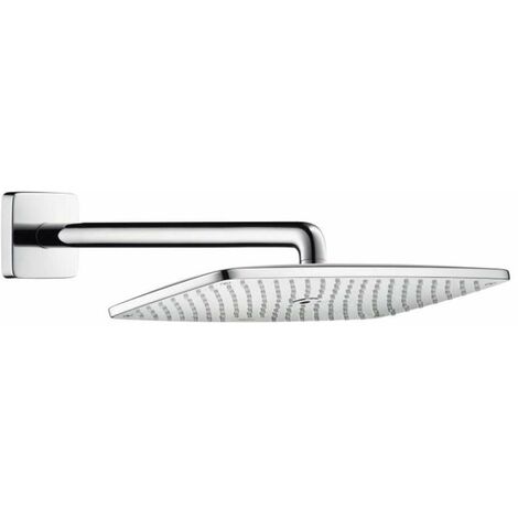 Hansgrohe Raindance E - Soffione doccia 360, braccio doccia 39 cm, EcoSmart 9 l/min, cromato 26605000