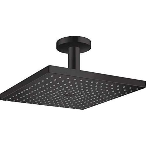 Hansgrohe Raindance E - Soffione doccia E 300, getto singolo, nero opaco 26250670