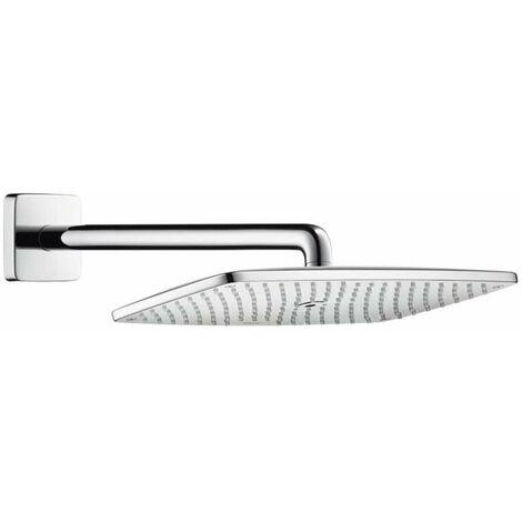 Hansgrohe Raindance New - Doccia a pioggia E 360 Air a getto singolo, braccio doccia 39 cm, cromata 27376000