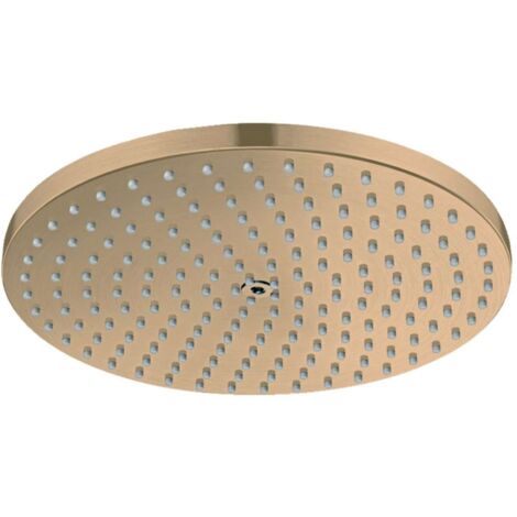 Hansgrohe Raindance S - Soffione doccia, diametro 24 cm, EcoSmart, bronzo spazzolato 27624140