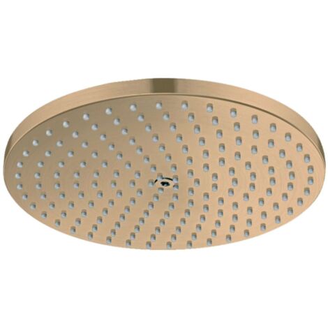 Hansgrohe Raindance S - Soffione doccia, diametro 24 cm, EcoSmart+, bronzo spazzolato 28821140