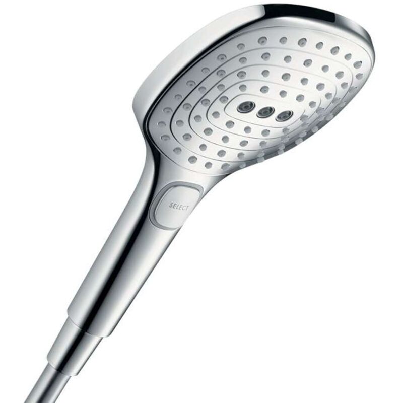 Hansgrohe Raindance Select E - Handbrause, 3 Strahlarten, Ecosmart, Chrom 28728000