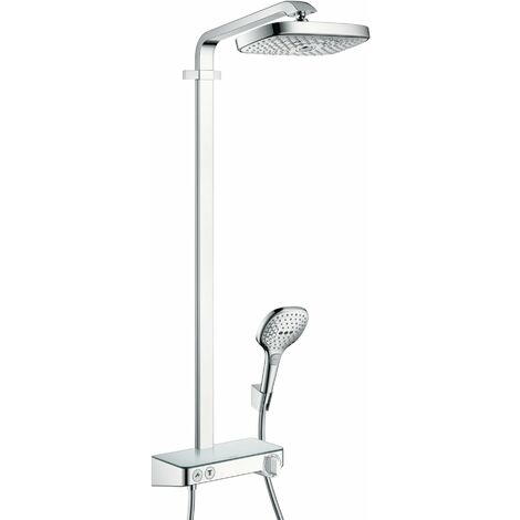hansgrohe Raindance Select E Showerpipe 300 2jet avec