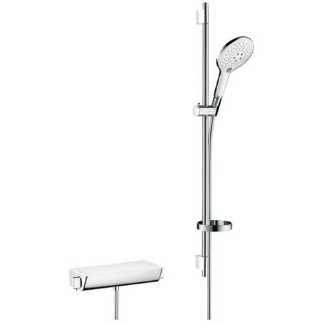 hansgrohe Raindance Select S 150 Combi 27037400 mit Ecostat Select, weiss chrom, DN 15, 90 cm