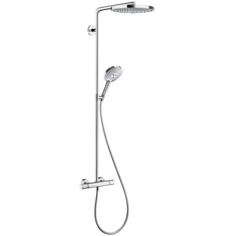 Raindance Select s Showerpipe 240mm 2jet 15l/min mit Thermostat, Chrom - Hansgrohe