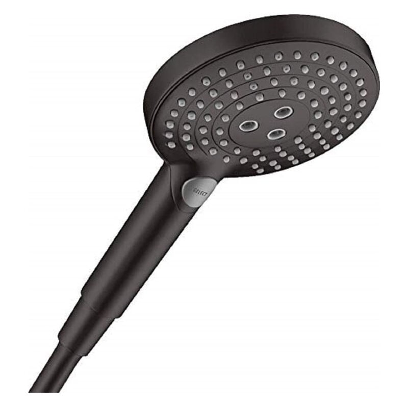 Hansgrohe - Raindance Select s Douchette à main 120 3 jets, Noir mat (26530670)