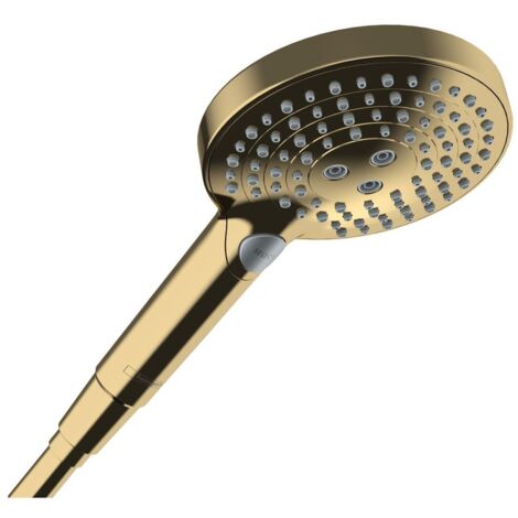 Hansgrohe Raindance Select S - Handbrause, 3 Strahlarten, EcoSmart+, Goldoptik poliert 26516990