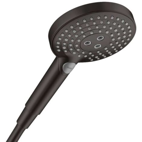 Hansgrohe Raindance Select S - Pommeau de douche, 3 jets, EcoSmart, noir mat 26515670