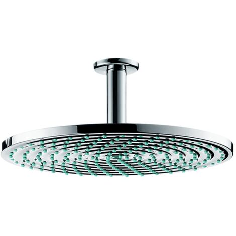 Hansgrohe Raindance - Soffione doccia S 300 Air a getto singolo, erogazione a soffitto 10 cm, cromato 27494000