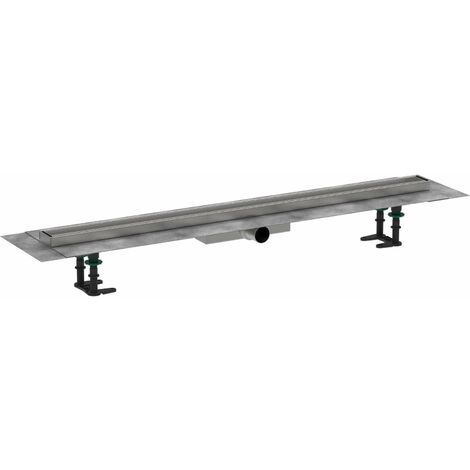 Hansgrohe RainDrain Compact - Canalina doccia 100 cm per piastrellatura, con griglia 56171000