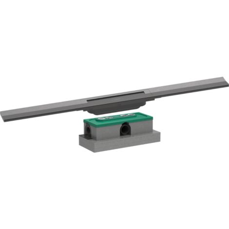 HANSGROHE RainDrain Flex 80 desagüe de ducha Cromo cepillado + Cuerpo empotrado estándar