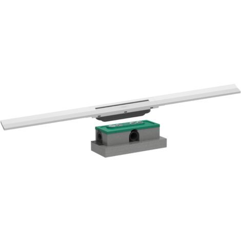 HANSGROHE RainDrain Flex 90 desagüe de ducha Blanco mate + Cuerpo empotrado estándar