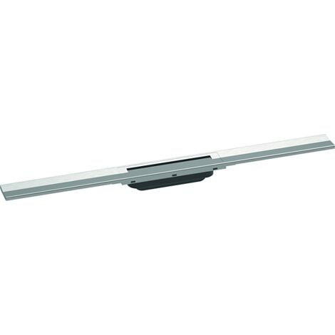 Hansgrohe RainDrain Flex - Caniveau de douche linéaire avec grille en inox 800, pour montage libre, découpable, inox brossé 56044800
