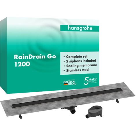 hansgrohe RainDrain Go kit complet caniveau de douche 1200,