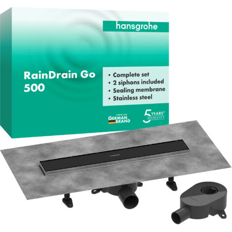 hansgrohe RainDrain Go kit complet caniveau de douche 500,