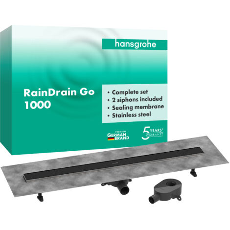 hansgrohe RainDrain Go kit completo canal de ducha 1000,