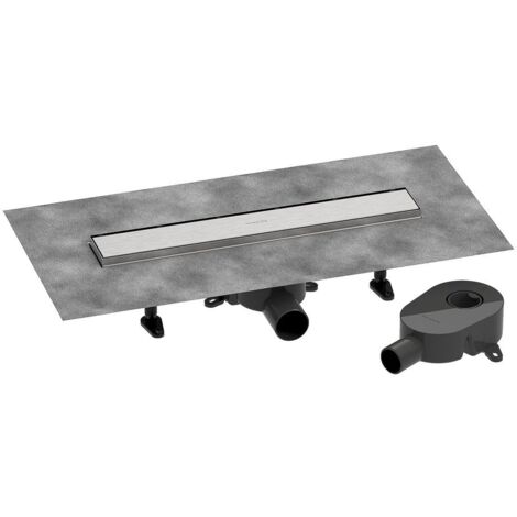 hansgrohe RainDrain Go Komplettset Duschrinne 500, rückseitig