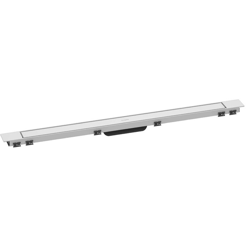 Hansgrohe - RainDrain Match Plus - Caniveau de douche 100 cm, avec grille, blanc mat 56217700