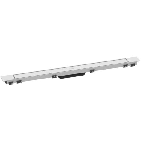 Hansgrohe RainDrain Match Plus - Plato de ducha 90 cm, con rejilla, blanco mate 56216700