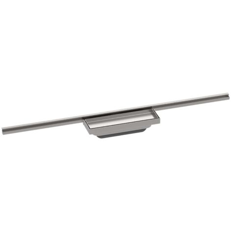 Hansgrohe RainDrain Minimalistic - Canaleta de ducha 80 cm, para baldosas, con rejilla 56220000