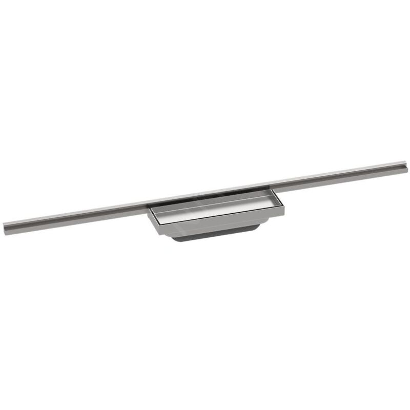 RainDrain Minimalistic - Caniveau de douche 80 cm, avec grille pour l'insertion de carreaux 56220000 - Hansgrohe
