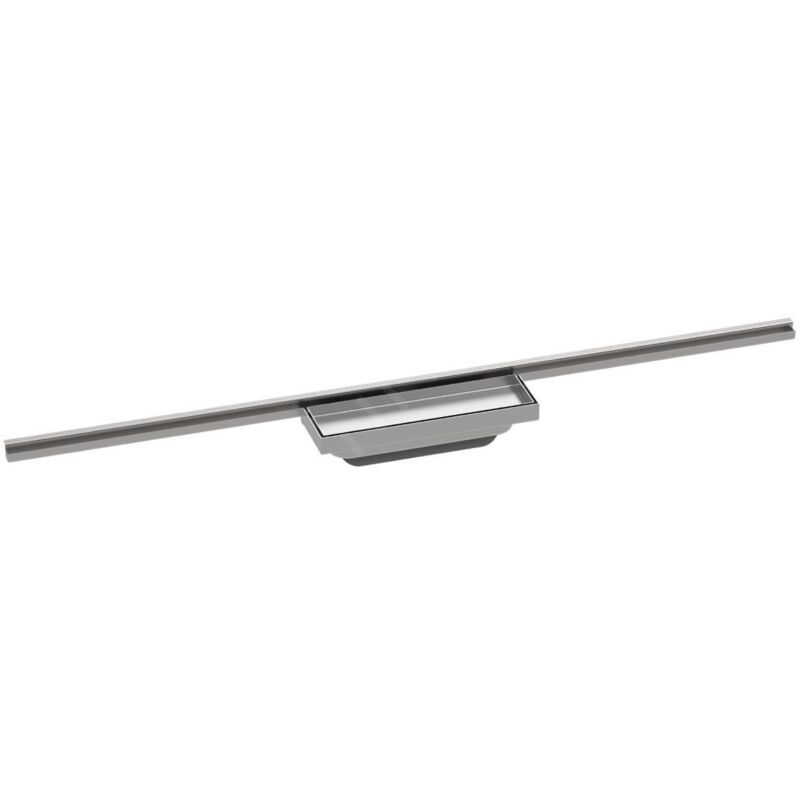 RainDrain Minimalistic - Caniveau de douche 90 cm, avec grille pour l'insertion de carreaux 56221000 - Hansgrohe