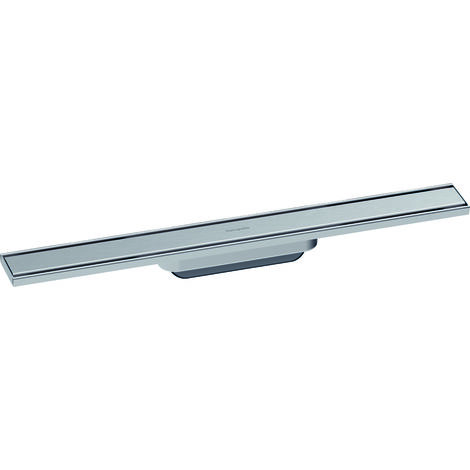 hansgrohe RainDrain Original Fertigset Duschrinne 600mm, Edelstahl gebürstet