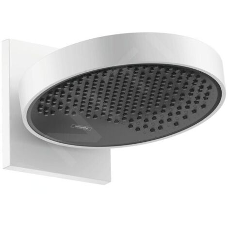 Hansgrohe Rainfinity - Douche de tête 250 avec raccord mural, 1jet, blanc mat 26226700