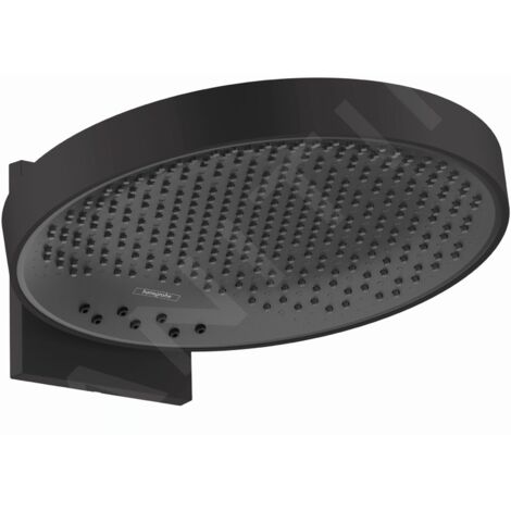 Hansgrohe Rainfinity - Douche de tête 360 avec raccord mural, 3jet, noir mat 26234670