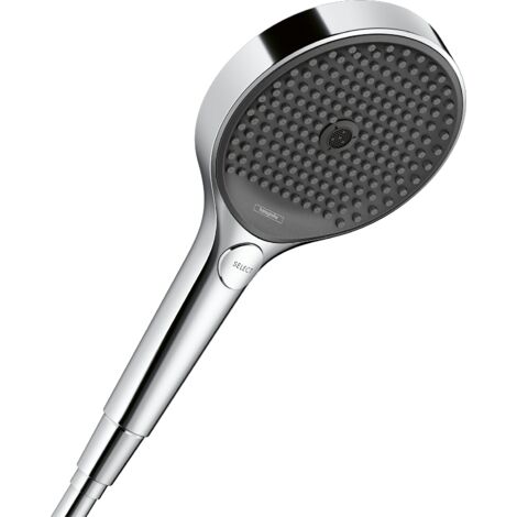 Hansgrohe – Douchette à main 130mm 3 jets PowderRain – Finition chromée – Débit 8,5 l/min – Technologie EcoSmart – 26865000