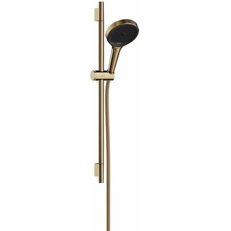 Hansgrohe - Rainfinity - Set pomme de douche, barre et flexible, 3 jets, doré 28745990