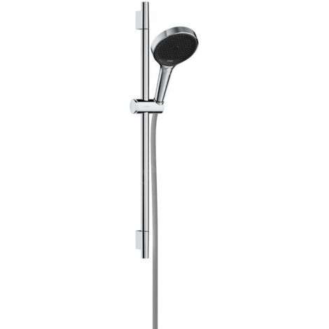 Hansgrohe Rainfinity - Set pomme de douche, barre et flexible, 3 jets, EcoSmart, chrome 28746000