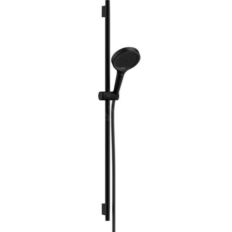 Hansgrohe Rainfinity - Set pomme de douche, barre et flexible, 3 jets, noir mat 28743670