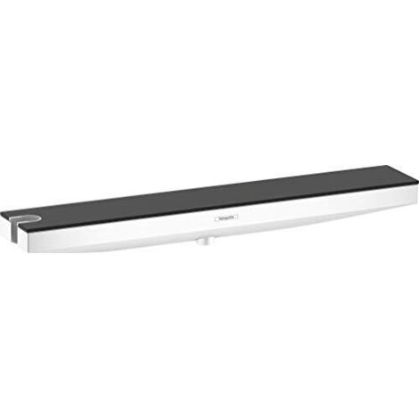 Hansgrohe Rainfinity - Supporto doccia Porter 500 con mensola L, bianco opaco 26843700