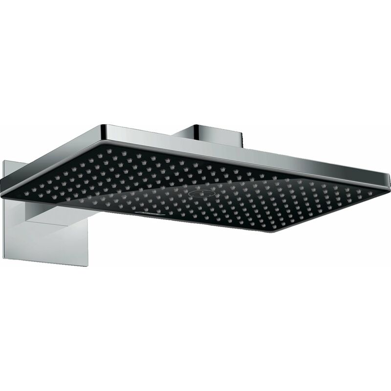 

Hansgrohe Rainmaker Select 460 1 rociador con brazo de ducha 460 mm, color: cromo/negro - 24003600