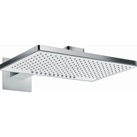 hansgrohe Rainmaker Select 460 Kopfbrause 24005400 weiss chrom, 2jet, Wandmontage, Brausearm 450mm