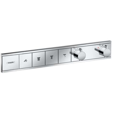 Hansgrohe RainSelect - Grifo empotrado para 4 aparatos, cromo 15382000