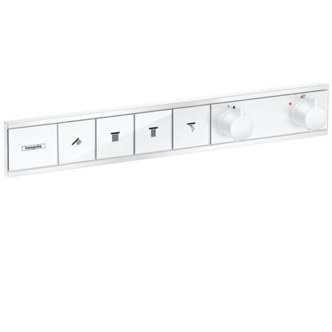 Hansgrohe RainSelect - Robinet encastré avec 4 fonctions, blanc mat 15382700
