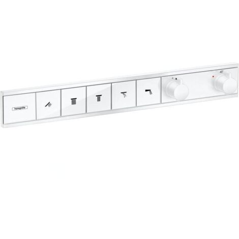 Hansgrohe RainSelect - Robinet encastré avec 5 fonctions, blanc mat 15384700