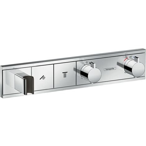 Hansgrohe RainSelect - Thermostat-Duscharmatur - Unterputz für 2 Verbraucher, verchromt 15355000
