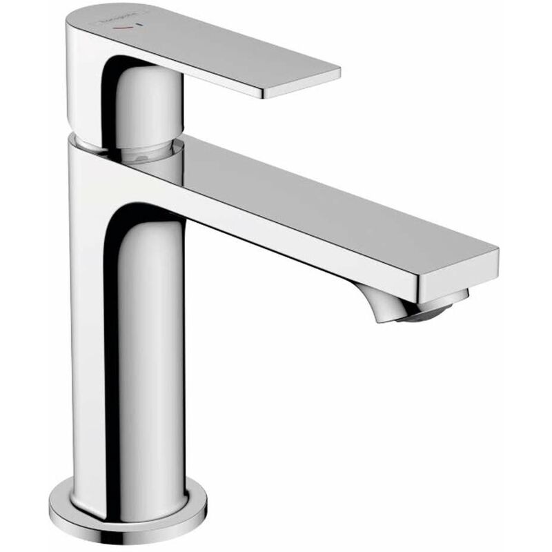 Hansgrohe - Rebris e - Miscelatore da lavabo, con sistema di scarico, CoolStart, EcoSmart, cromo 72589000