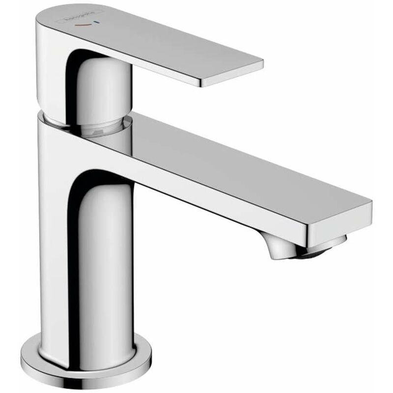 Hansgrohe - Rebris e - Miscelatore da lavabo, con sistema di scarico, CoolStart, EcoSmart, cromo 72587000