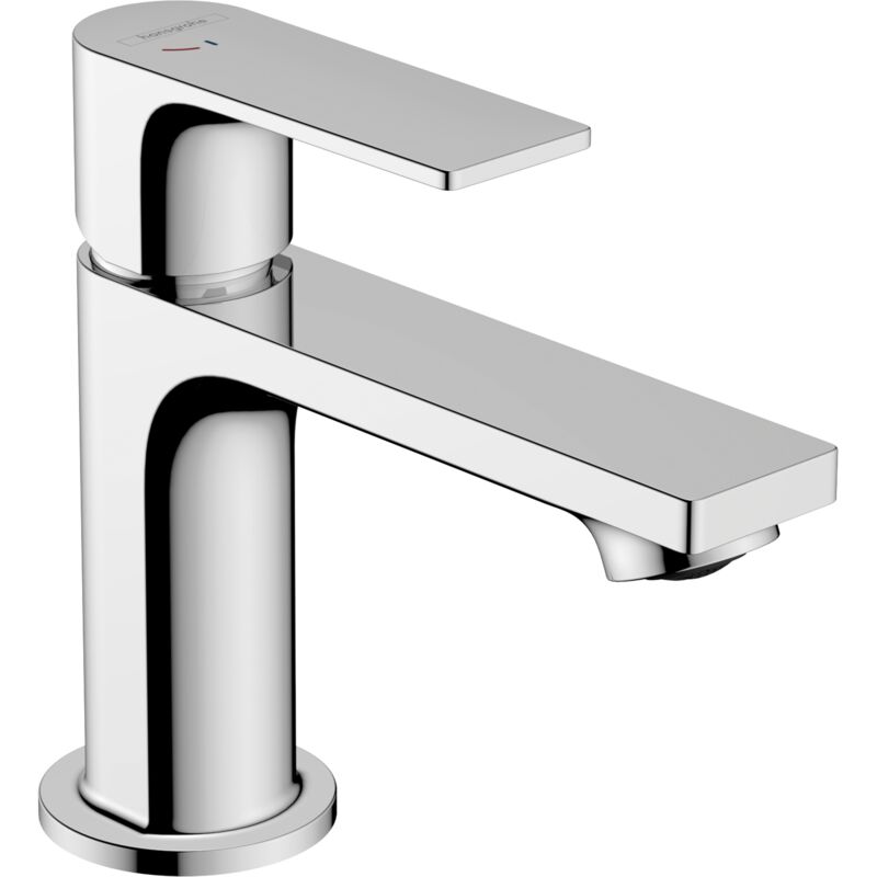 Hansgrohe Rebris E Single lever basin mixer 80 CoolStart EcoSmart+ with pop-up waste set - Chrome - 72587000