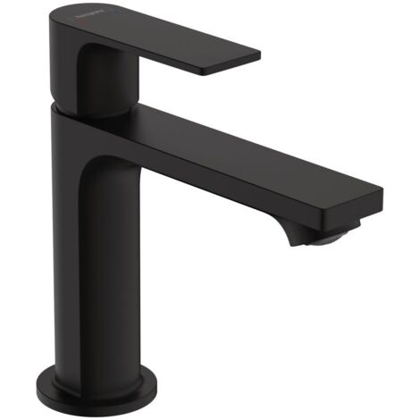 Hansgrohe Rebris E - Waschtischarmatur mit Ablauf, schwarz matt 72557670