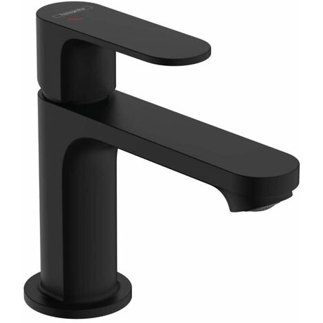 Hansgrohe Rebris S - Mitigeur de lavabo avec vidage, CoolStart, EcoSmart, noir mat 72586670